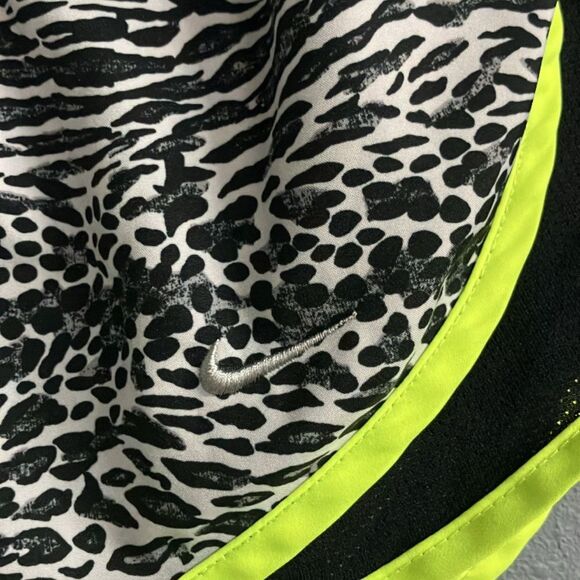 Nike running Women's Zebra Print Shorts with Neon Accents small #737 - Picture 2 of 3